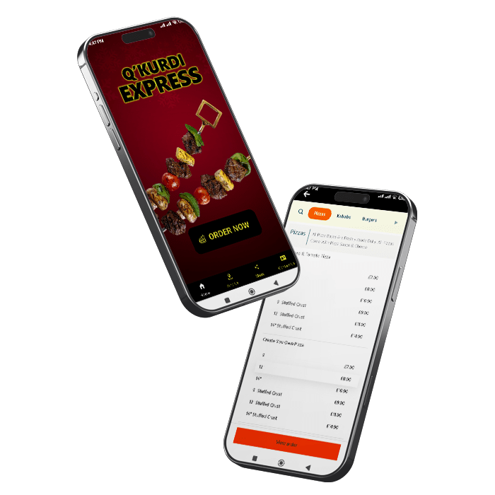 Q Kurdi Express Berwick Upon Tweed App Mockup